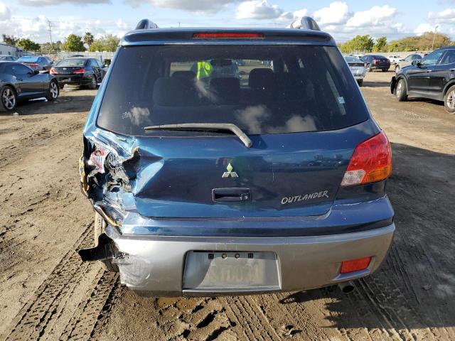 JA4LX31F14U041873 - 2004 MITSUBISHI OUTLANDER LS BLUE photo 6