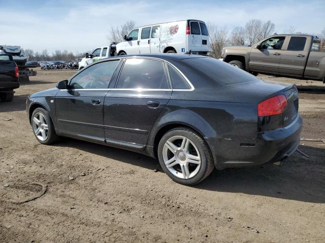 WAUAF78E28A002069 - 2008 AUDI A4 2.0T BLACK photo 2