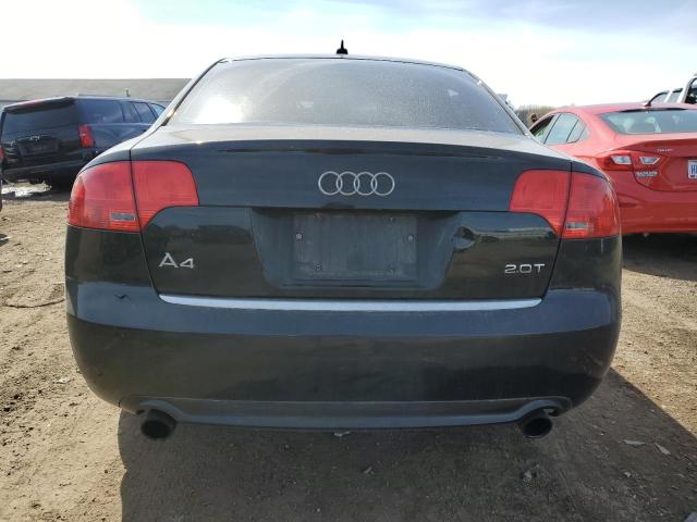 WAUAF78E28A002069 - 2008 AUDI A4 2.0T BLACK photo 6