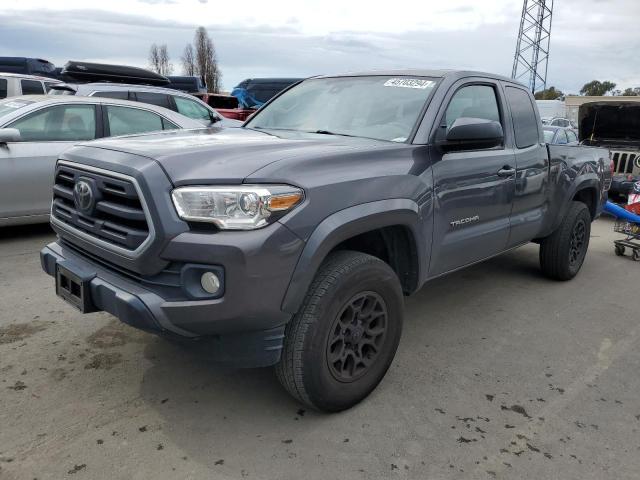 5TFRZ5CN5KX086305 - 2019 TOYOTA TACOMA ACCESS CAB GRAY photo 1