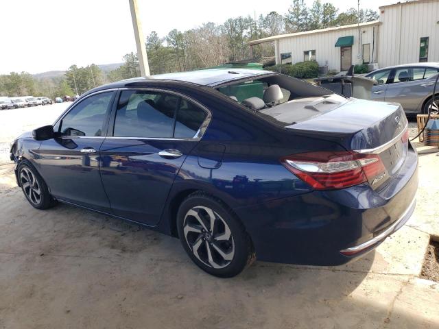 1HGCR2F7XHA110788 - 2017 HONDA ACCORD EX BLUE photo 2