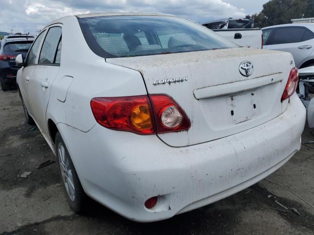 1NXBU40E89Z092296 - 2009 TOYOTA COROLLA BASE WHITE photo 2