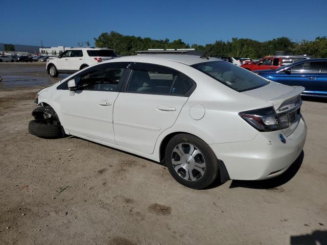 19XFB4F29FE002222 - 2015 HONDA CIVIC HYBRID WHITE photo 2