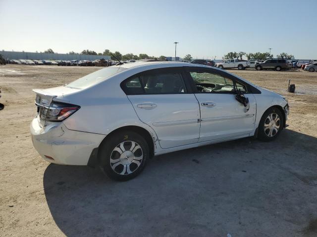 19XFB4F29FE002222 - 2015 HONDA CIVIC HYBRID WHITE photo 3