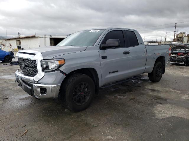 5TFRY5F11MX284572 - 2021 TOYOTA TUNDRA DOUBLE CAB SR/SR5 GRAY photo 1