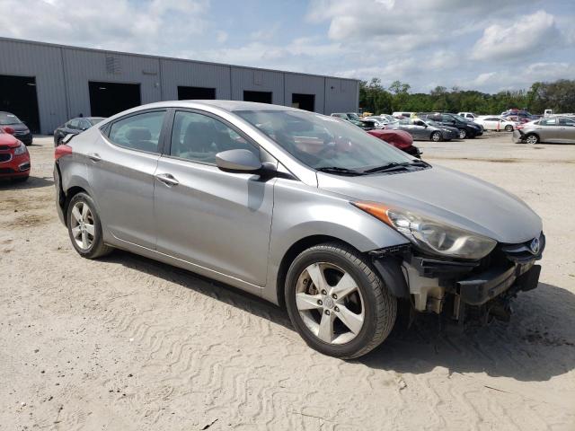 KMHDH4AE6CU262058 - 2012 HYUNDAI ELANTRA GLS SILVER photo 4