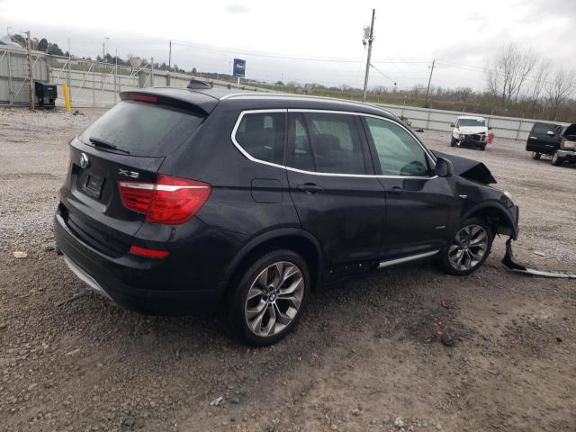 5UXWX9C32H0W71471 - 2017 BMW X3 XDRIVE28I BLACK photo 3