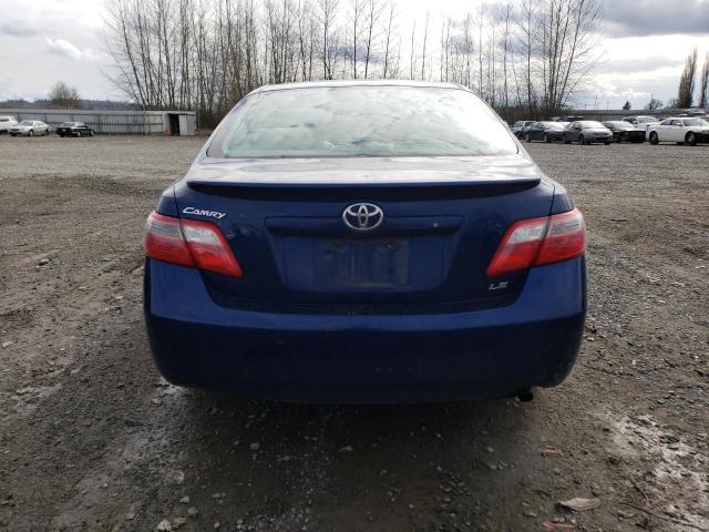 4T1BE46K39U314365 - 2009 TOYOTA CAMRY BASE BLUE photo 6