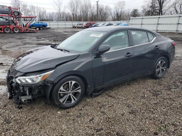 3N1AB8CV3LY205894 - 2020 NISSAN SENTRA SV BLACK photo 1