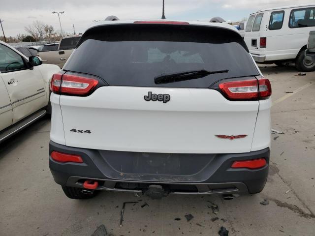 1C4PJMBS1EW216333 - 2014 JEEP CHEROKEE TRAILHAWK WHITE photo 6