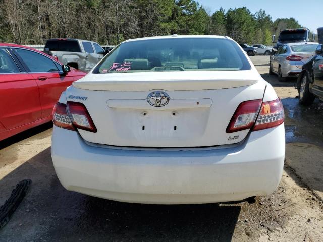 4T4BF3EK6BR173585 - 2011 TOYOTA CAMRY BASE WHITE photo 6