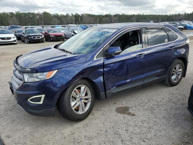 2FMPK4J97GBB74763 - 2016 FORD EDGE SEL BLUE photo 1