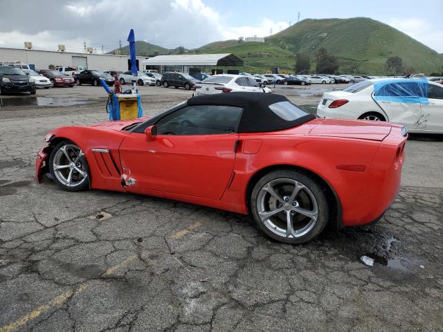 1G1YX3DW6A5101541 - 2010 CHEVROLET CORVETTE GRAND SPORT RED photo 2