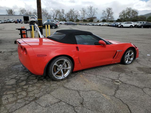 1G1YX3DW6A5101541 - 2010 CHEVROLET CORVETTE GRAND SPORT RED photo 3