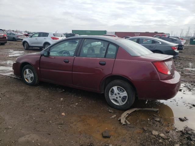 1G8AG52F73Z122024 - 2003 SATURN ION LEVEL 1 BURGUNDY photo 2