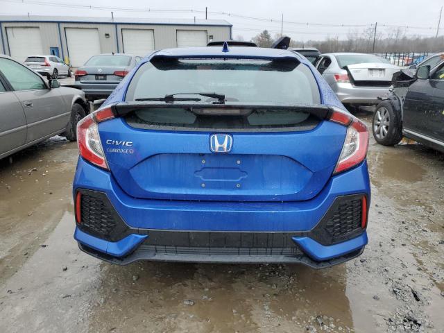 SHHFK7H56JU430629 - 2018 HONDA CIVIC EX BLUE photo 6