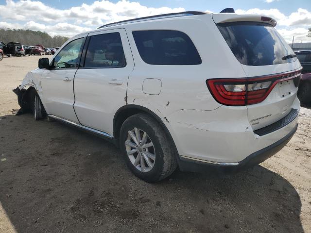 1C4RDJAG7FC750824 - 2015 DODGE DURANGO SXT WHITE photo 2