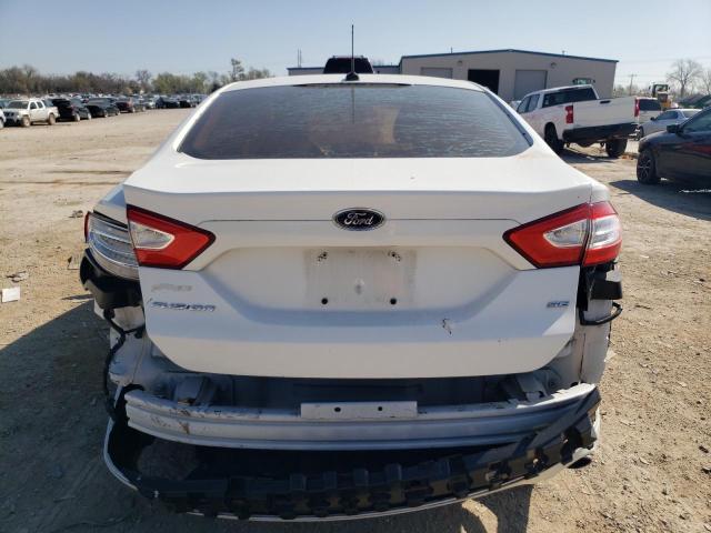 3FA6P0H71DR365497 - 2013 FORD FUSION SE WHITE photo 6