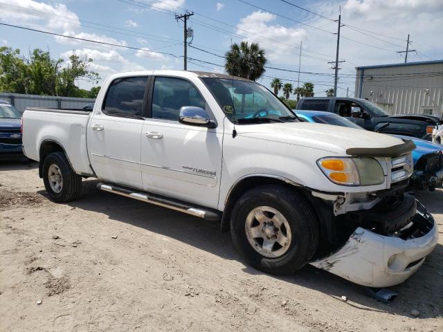 5TBET34154S437439 - 2004 TOYOTA TUNDRA DOUBLE CAB SR5 WHITE photo 4