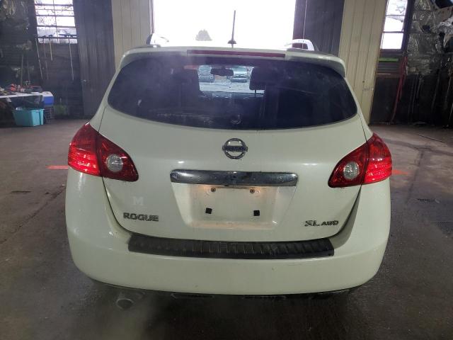 JN8AS5MV3DW642074 - 2013 NISSAN ROGUE S WHITE photo 6