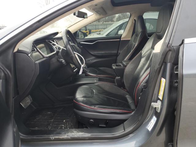5YJSA1CP8DFP11506 - 2013 TESLA MODEL S ნაცრისფერი ფოტო 7