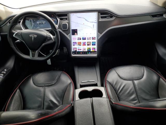 5YJSA1CP8DFP11506 - 2013 TESLA MODEL S GRAY photo 8