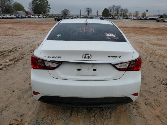 5NPEB4AC3EH912731 - 2014 HYUNDAI SONATA GLS WHITE photo 6