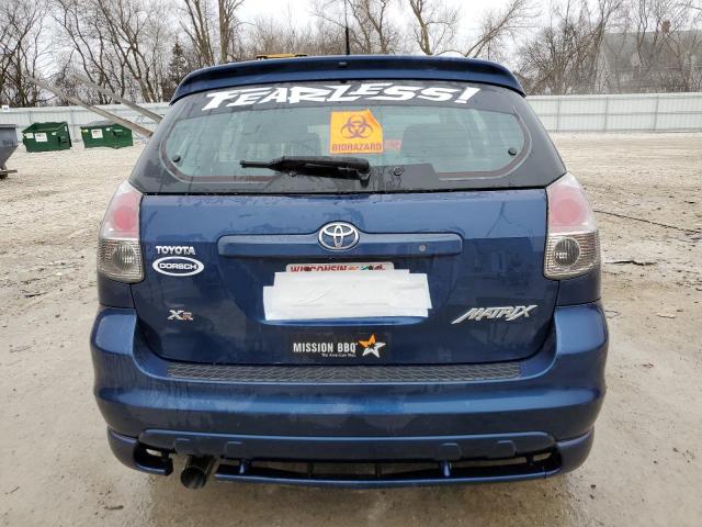 2T1KR32E27C663336 - 2007 TOYOTA COROLLA MA XR BLUE photo 6