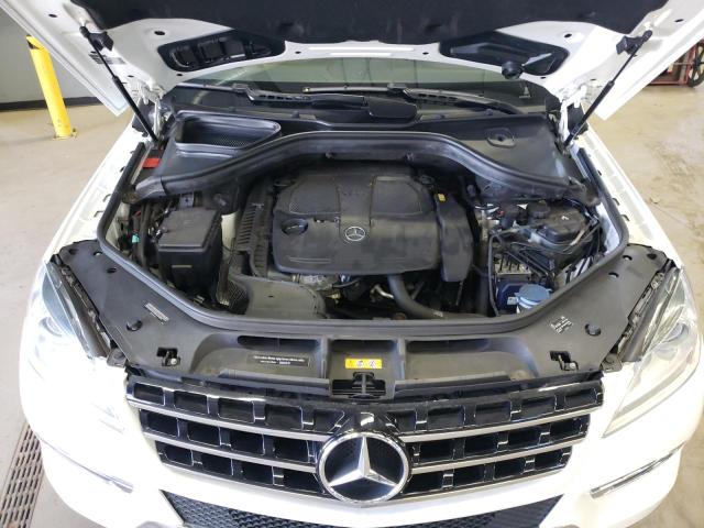 4JGDA5HB0EA339601 - 2014 MERCEDES-BENZ ML 350 4MATIC WHITE photo 11
