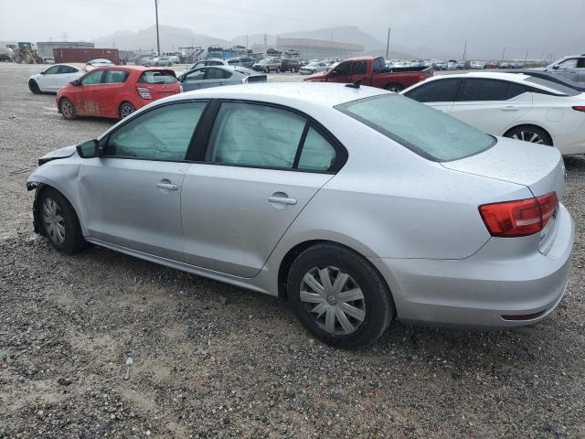 3VW2K7AJ9FM277297 - 2015 VOLKSWAGEN JETTA BASE فضي صورة 2