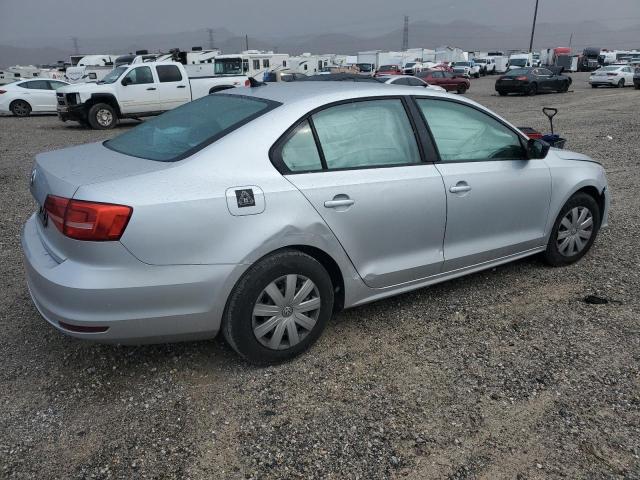 3VW2K7AJ9FM277297 - 2015 VOLKSWAGEN JETTA BASE فضي صورة 3