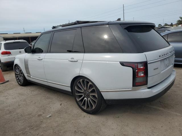 SALGV3EF9GA281016 - 2016 LAND ROVER RANGE ROVE AUTOBIOGRAPHY WHITE photo 2
