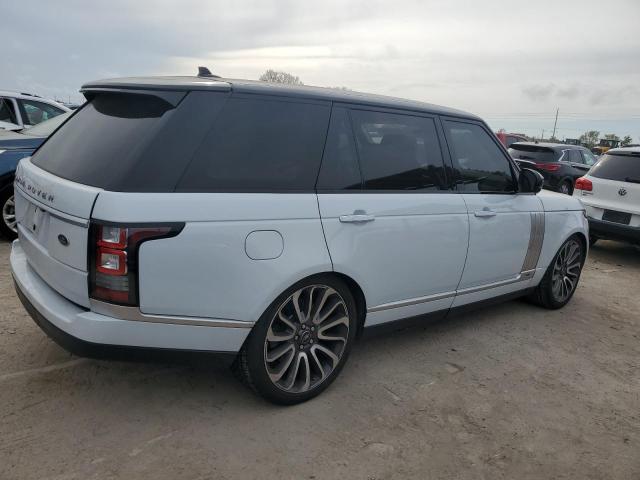 SALGV3EF9GA281016 - 2016 LAND ROVER RANGE ROVE AUTOBIOGRAPHY WHITE photo 3