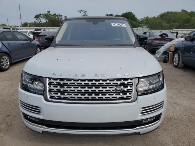 SALGV3EF9GA281016 - 2016 LAND ROVER RANGE ROVE AUTOBIOGRAPHY WHITE photo 5