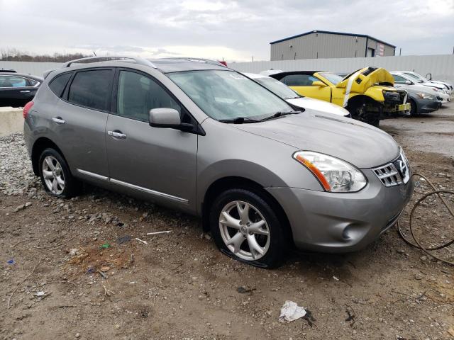 JN8AS5MV2BW309457 - 2011 NISSAN ROGUE S GRAY photo 4