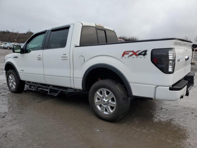 1FTFW1ET9CKD03465 - 2012 FORD F150 SUPERCREW WHITE photo 2