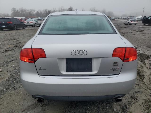 WAUDF78E26A132377 - 2006 AUDI A4 2.0T QUATTRO SILVER photo 6