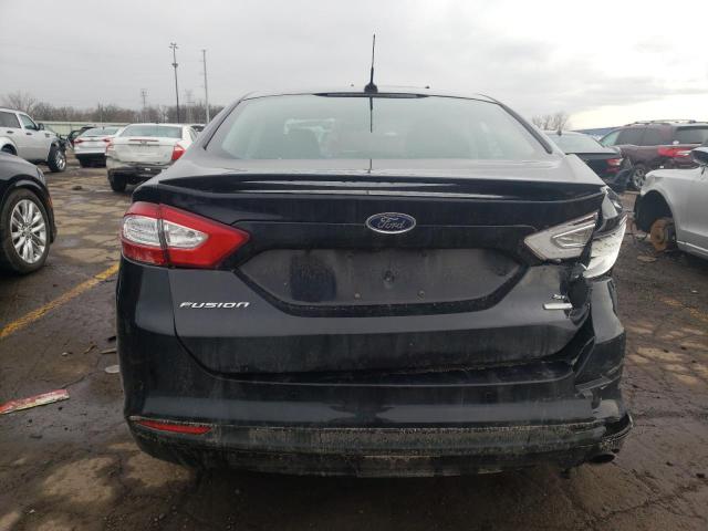 3FA6P0HD7GR379284 - 2016 FORD FUSION SE BLACK photo 6