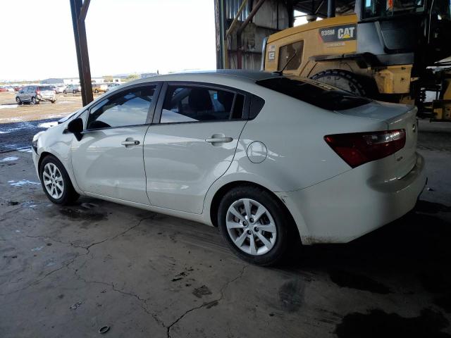 KNADM4A39D6239651 - 2013 KIA RIO LX WHITE photo 2