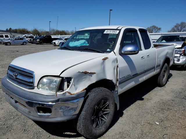 5TBRN34122S249261 - 2002 TOYOTA TUNDRA ACCESS CAB SR5 WHITE photo 1