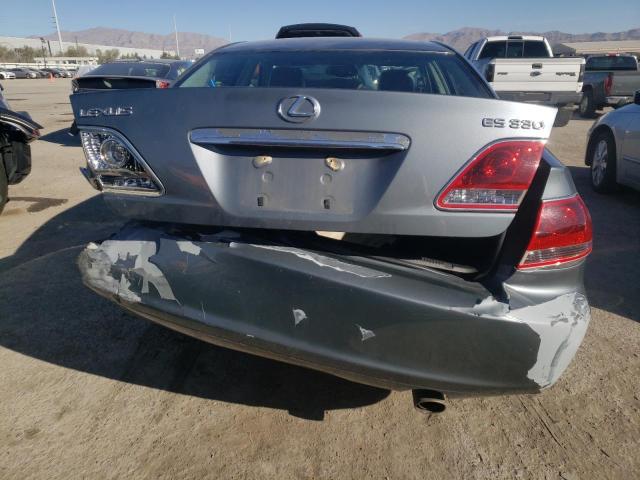 JTHBA30G765171892 - 2006 LEXUS ES 330 GRAY photo 6