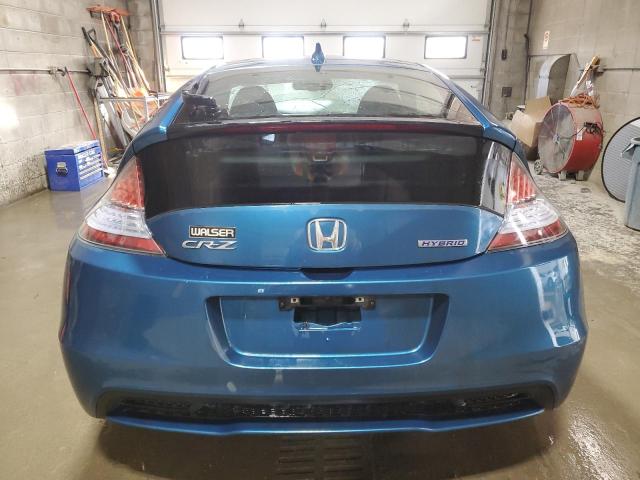 JHMZF1D49DS002721 - 2013 HONDA CR-Z BLUE photo 6