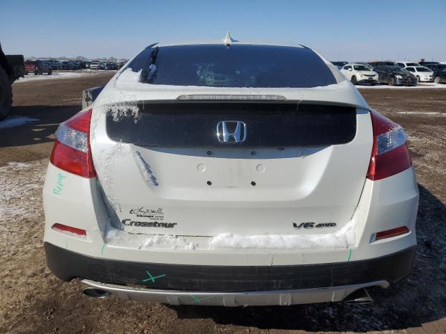 5J6TF2H51EL000130 - 2014 HONDA CROSSTOUR EXL თეთრი ფოტო 6
