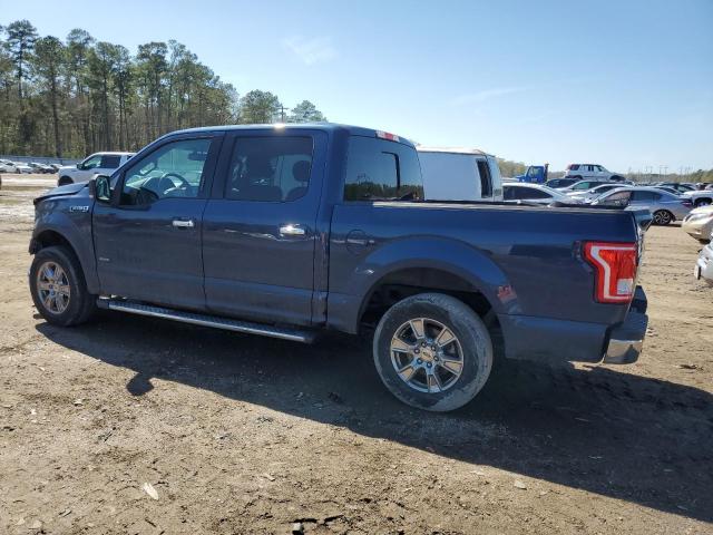 1FTEW1CP0HKC69165 - 2017 FORD F150 SUPERCREW BLUE photo 2