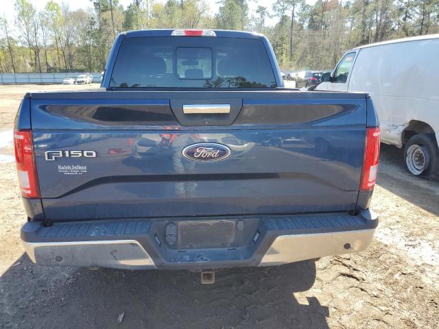 1FTEW1CP0HKC69165 - 2017 FORD F150 SUPERCREW BLUE photo 6