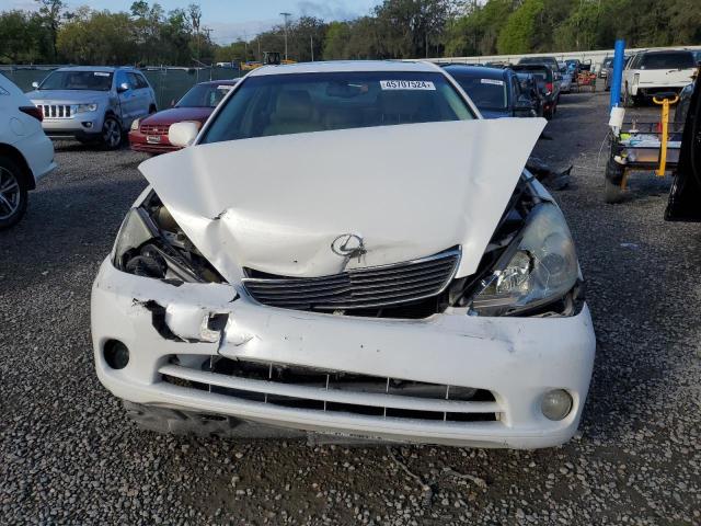 JTHBA30G865175076 - 2006 LEXUS ES 330 WHITE photo 5