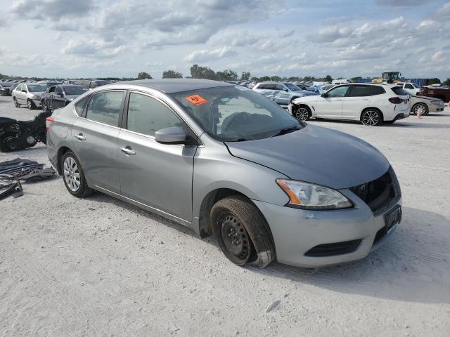 3N1AB7AP5EY298354 - 2014 NISSAN SENTRA S GRAY photo 4