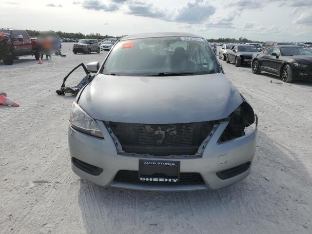 3N1AB7AP5EY298354 - 2014 NISSAN SENTRA S GRAY photo 5