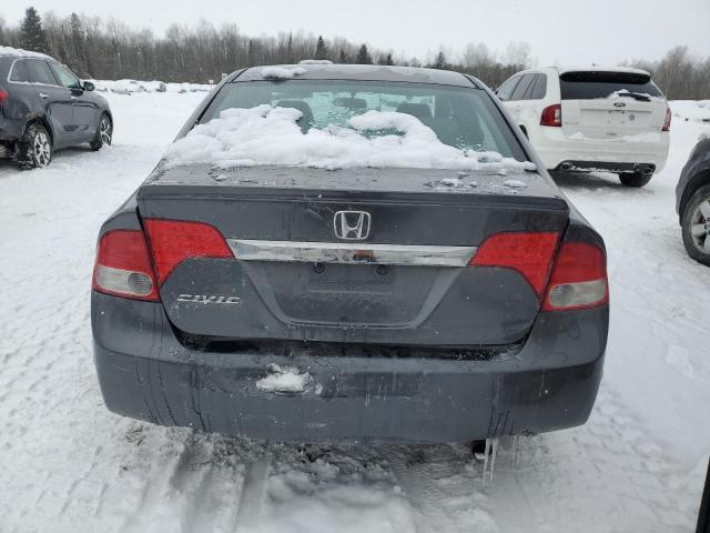 2HGFA1F0XAH027869 - 2010 HONDA CIVIC EXL ნაცრისფერი ფოტო 6