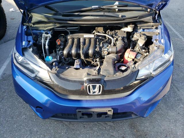 3HGGK5H51FM758393 - 2015 HONDA FIT LX BLUE photo 11